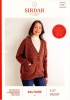 Knitting Pattern - Sirdar 10181 - Saltaire Aran - Ladies Cardigan